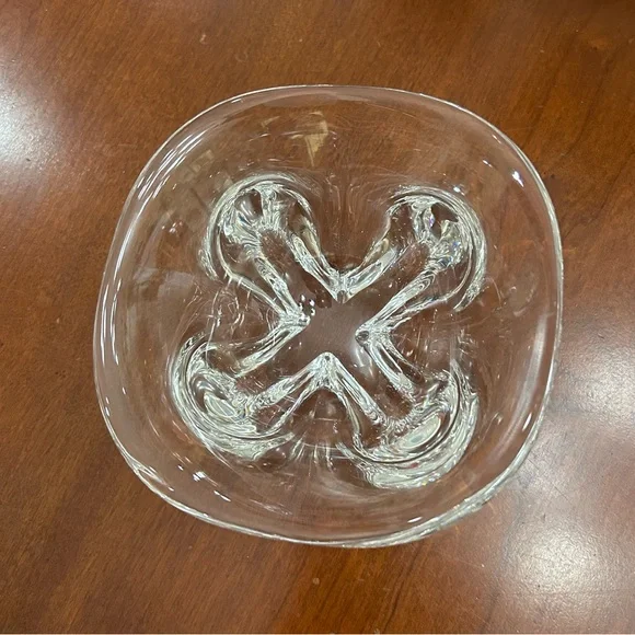 VintageORREFORS Art Mid Century Mod. Crystal bowl - Picture 4 of 9